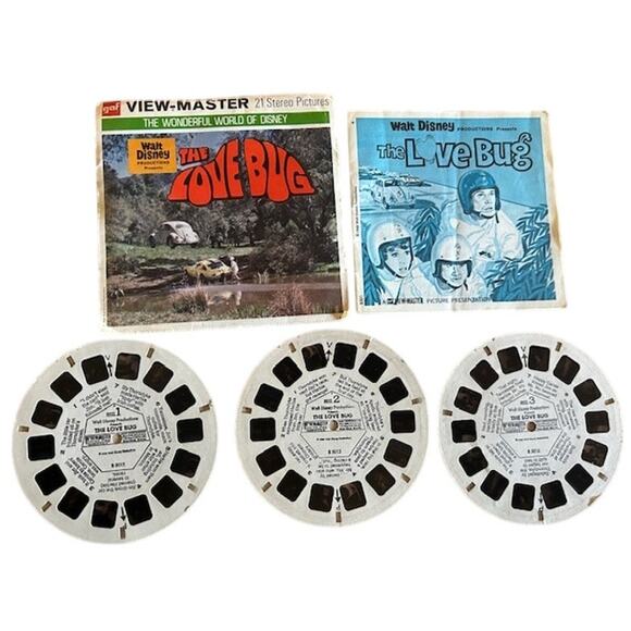 Vintage 1970s GAF View-Master Bundle – Red & Cream Viewers + 13 Reels - Picture 6 of 10